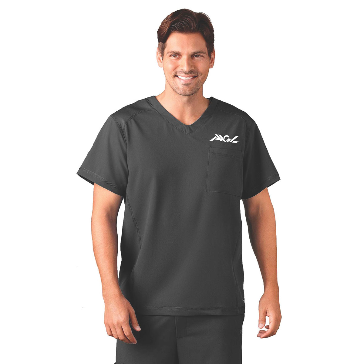 Men's Scrubs Set (Charcoal/Navy) - Foundation of the AAGL